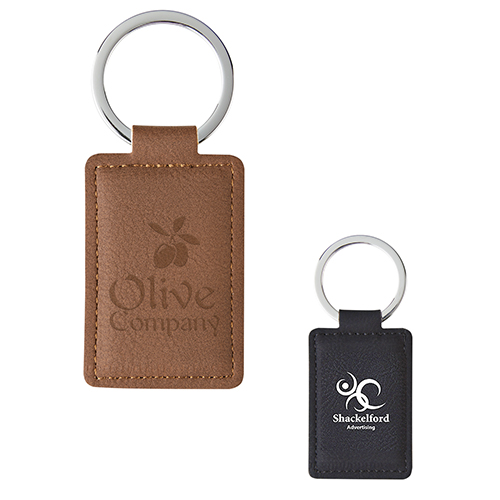 Rectangular Metal Key Tag